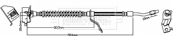 BORG & BECK Pidurivoolik BBH7998